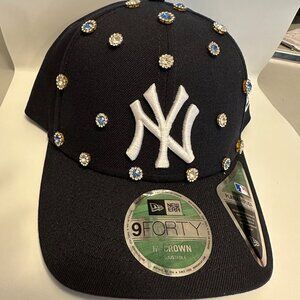 BRAND NEW LADIES AUTHENTIC NEW ERA BLING NEW YORK YANKEES HAT